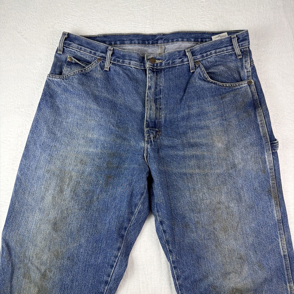 Y2K Men's Blue Dickies Carpenter Baggy Denim Jeans Size 38x30